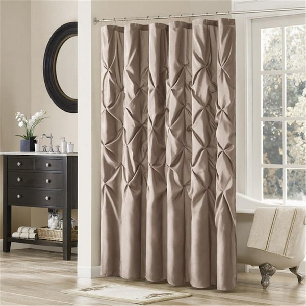 Madison Park Faux Silk Shower Curtain MP70-438 - main